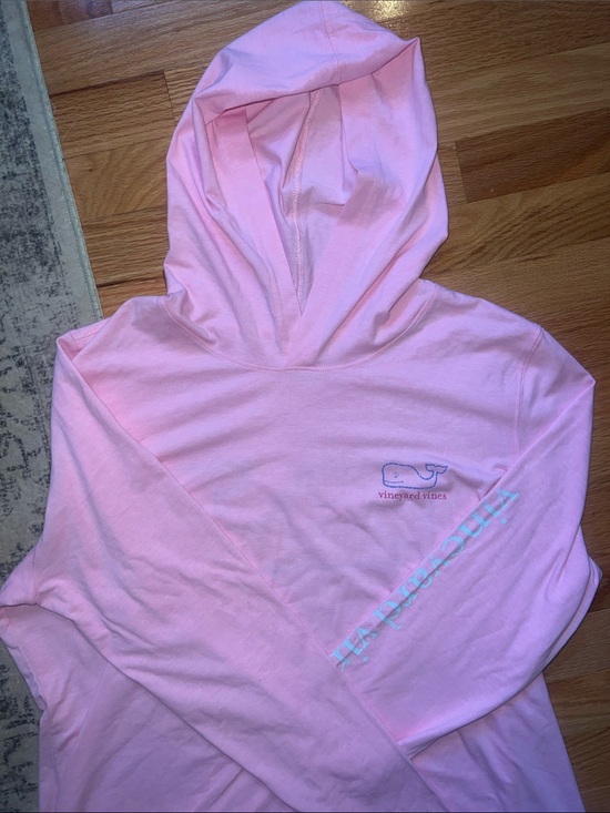 Vineyard Vines Tops - Vineyard Vines Baby Pink Hoodie with Whale Logo